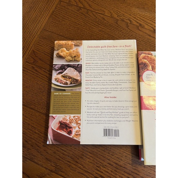 Marlene Koch Eat What You Love Cookbook & Quick & Easy Cookbooks Set Of 2 - Picture 8 of 11